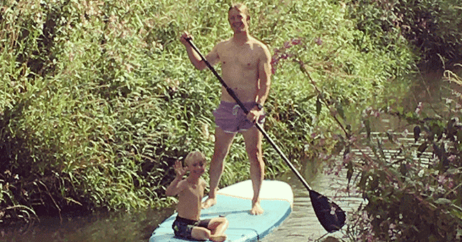 Paddling the Rother at Bodiam Castle